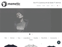 Tablet Screenshot of memetictees.com